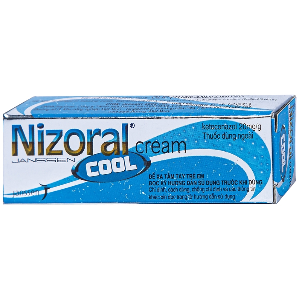 Hình ảnh Kem bôi da Nizoral cool cream Janssen điều trị nhiễm nấm ngoài da, lang ben (5g)