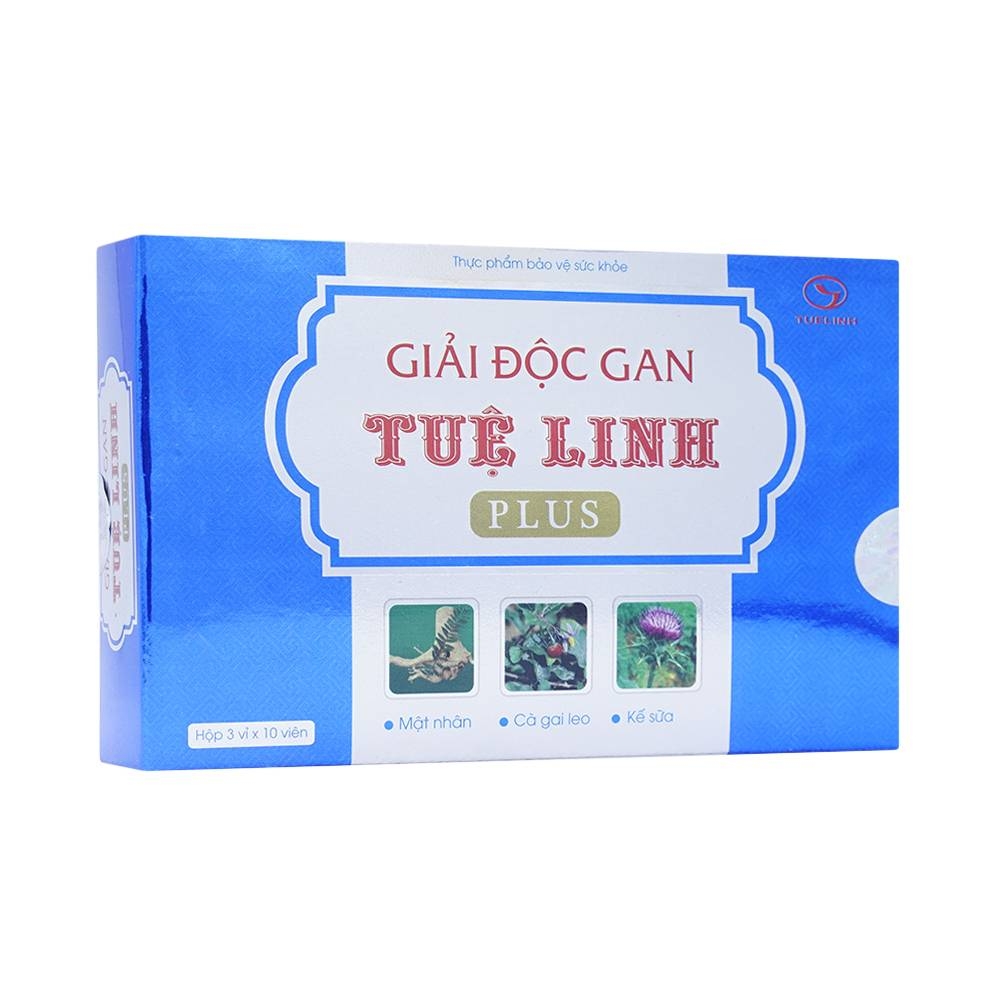 Hình ảnh Viên uống Tuệ Linh Plus tăng cường chức năng giải độc gan (3 vỉ x 10 viên)