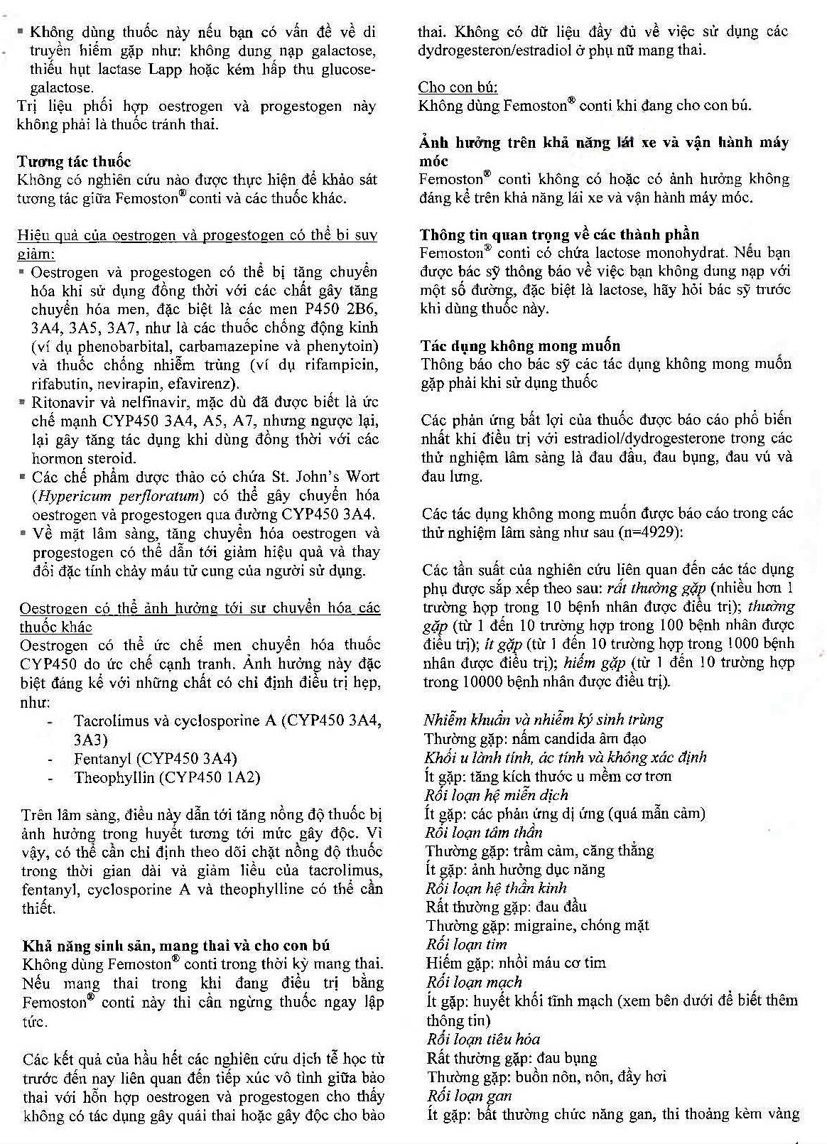 Hình ảnh Thuốc Femoston Conti 1mg/5mg Abbott điều trị thiếu hụt estrogen (1 vỉ x 28 viên)