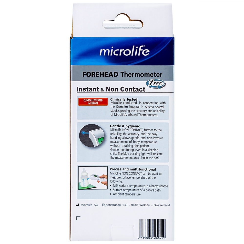 Hình ảnh Nhiệt kế hồng ngoại Microlife FR1MF1 đo không chạm, nhanh, an toàn và chính xác