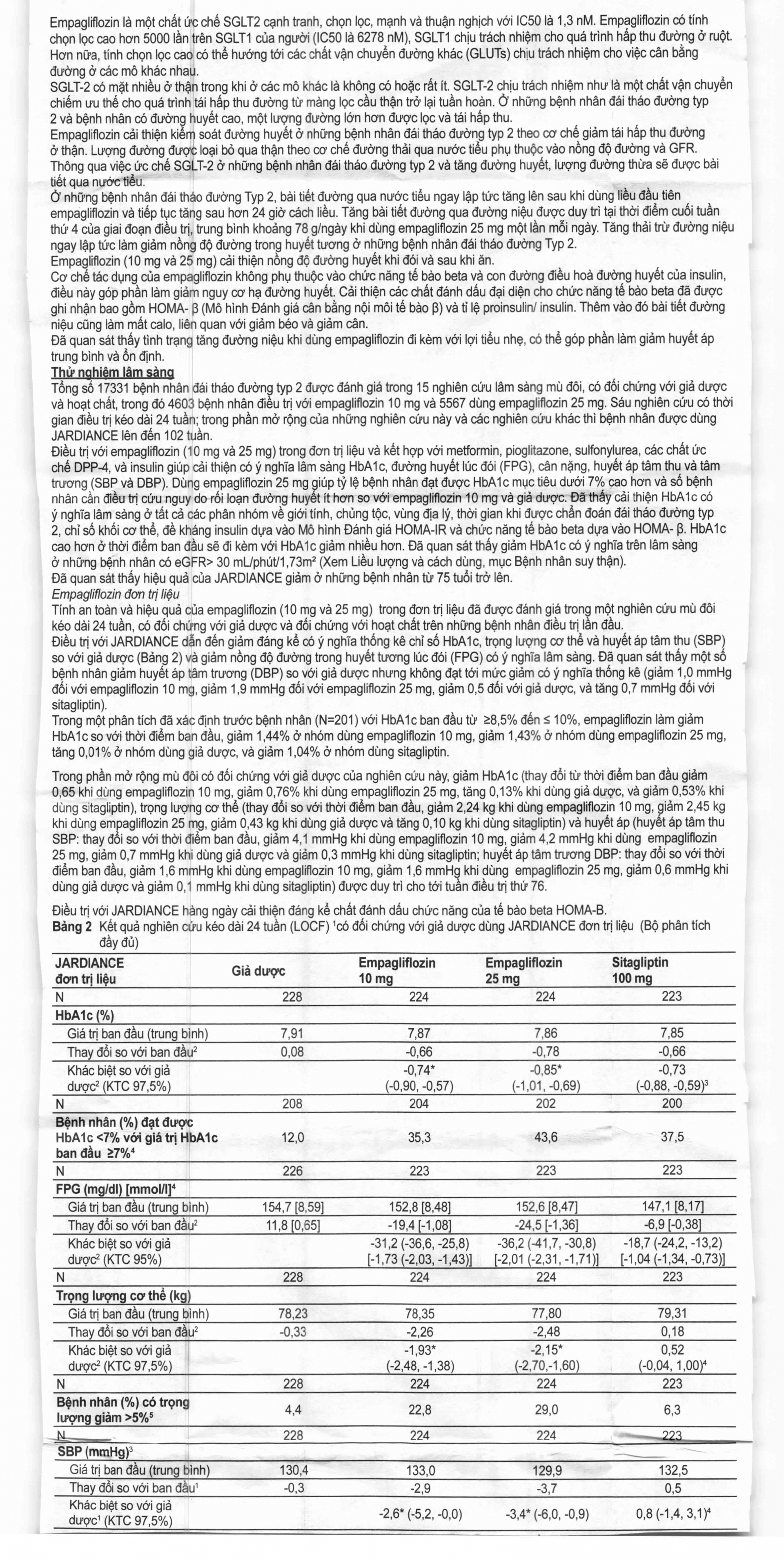 Hình ảnh Viên nén Jardiance 25mg Boehringer điều trị đái tháo đường típ 2 (3 vỉ x 10 viên)