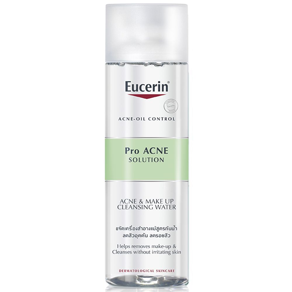 Hình ảnh Nước tẩy trang Eucerin Pro Acne Acne And Make Up Cleansing Water giảm nhờn trên da (200ml)