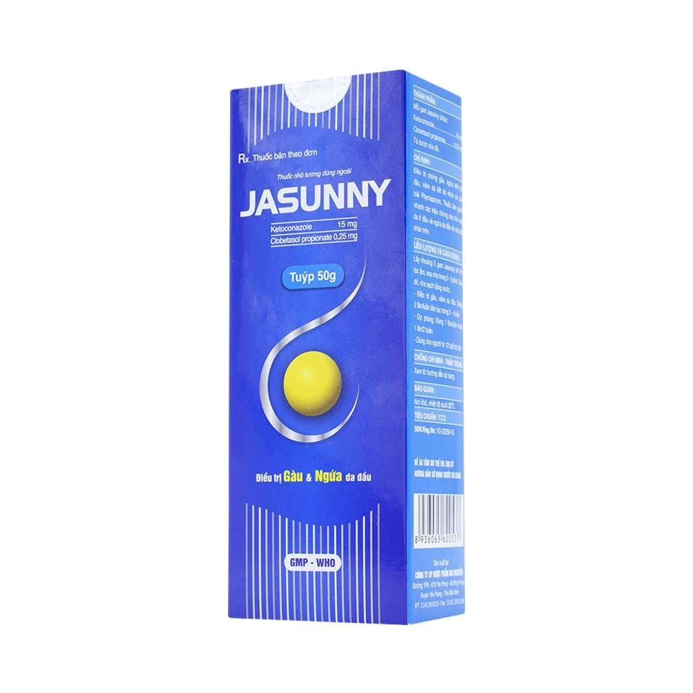 Hình ảnh Gel Jasunny Gia Nguyễn hỗ trợ điều trị gàu, ngứa, viêm da đầu (50g)