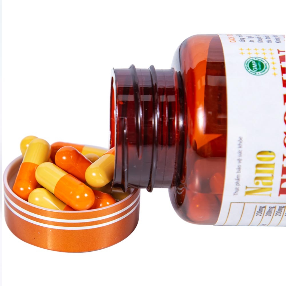 Hình ảnh Viên uống Nano Fucomin HVQY hỗ trợ giảm tác dụng phụ của hóa trị giúp chống gốc tự do (30 viên)