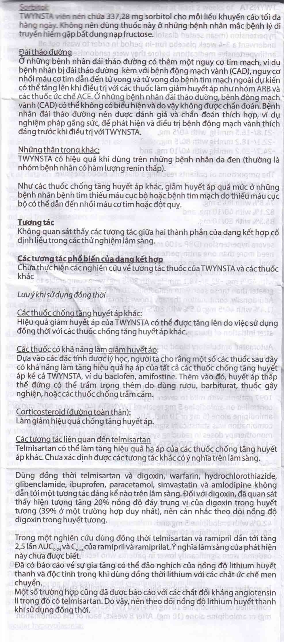 Hình ảnh Thuốc Twynsta 80mg/5mg Boehringer điều trị tăng huyết áp vô căn (14 vỉ x 7 viên)