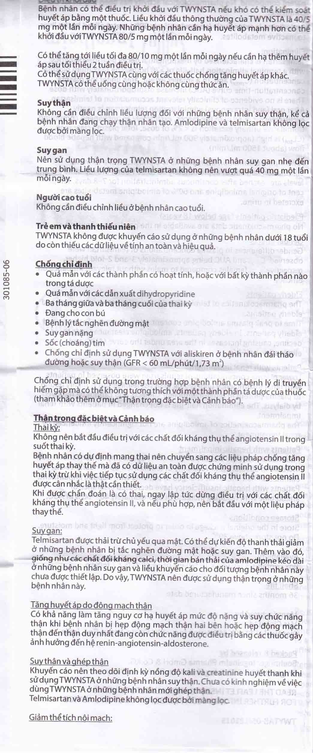 Hình ảnh Thuốc Twynsta 80mg/5mg Boehringer điều trị tăng huyết áp vô căn (14 vỉ x 7 viên)