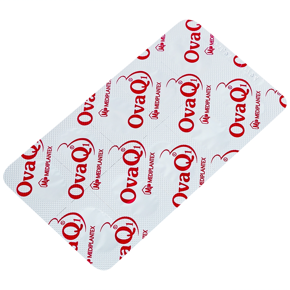 Hình ảnh Viên uống OvaQ1 hỗ trợ bổ sung Myo Inositol, Acid folic và các chất cần thiết cho phụ nữ trước khi mang thai (3 vỉ x 10 viên)
