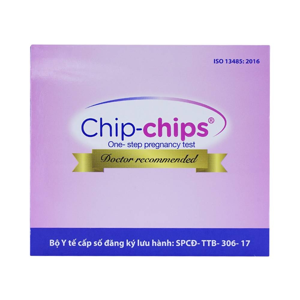 Hình ảnh Dụng cụ phát hiện thai sớm Chip-Chips Tanaphar sau giao hợp 7 - 10 ngày (12 que)