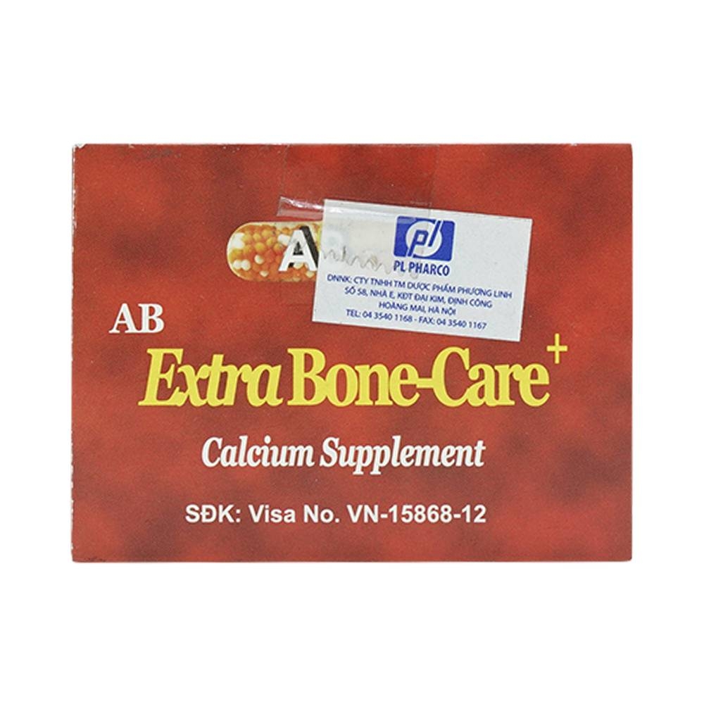 Hình ảnh Thuốc AB ExtraBone-Care+ Aus Biopharm phòng và điều trị loãng xương, bổ sung canxi (6 vỉ x 10 viên)