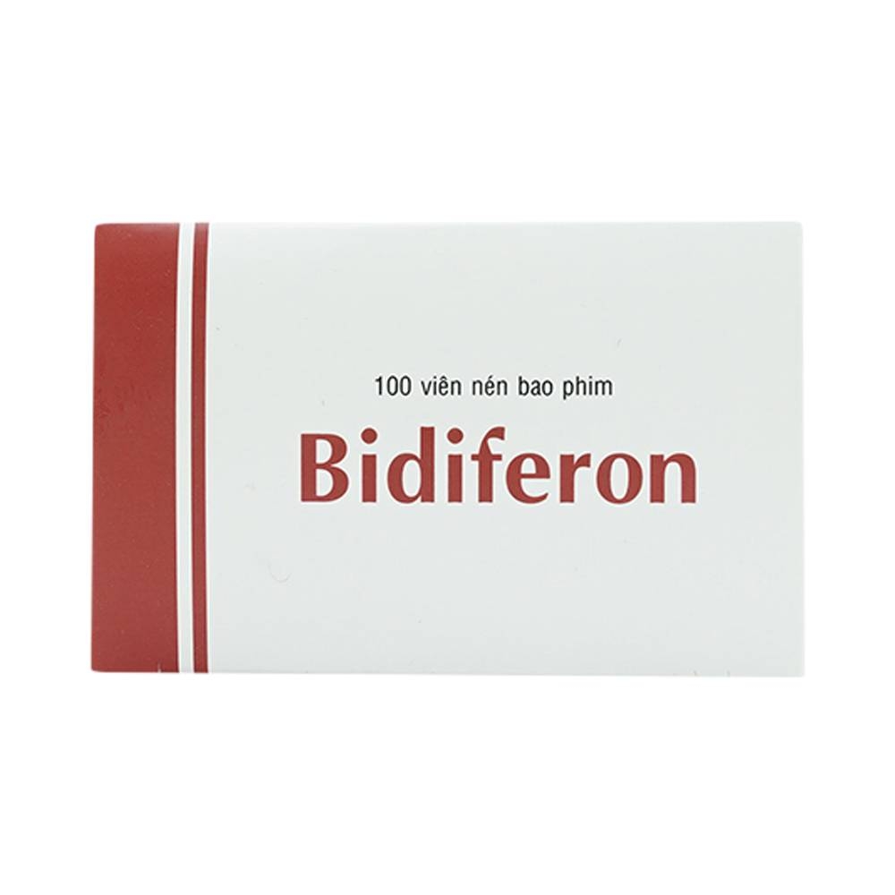 Hình ảnh Thuốc Bidiferon điều trị dự phòng thiếu sắt và acid folic (10 vỉ x 10 viên)