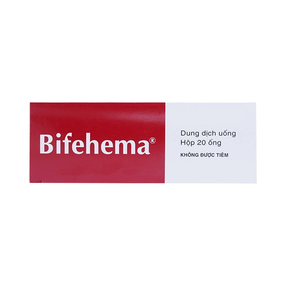 Hình ảnh Dung dịch Bifehema Bidiphar điều trị thiếu máu do thiếu sắt (20 ống x 10ml)