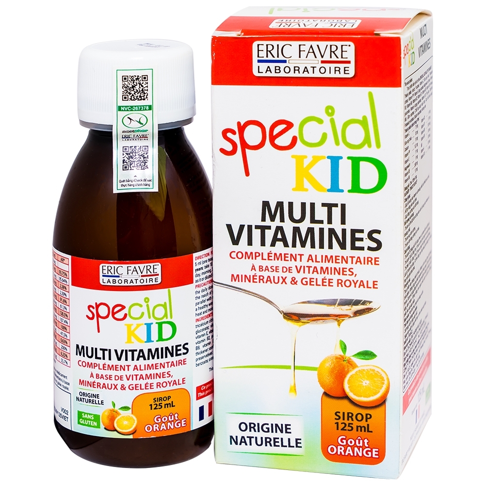 Hình ảnh Siro Special Kid Multivitamines bổ sung Vitamin và khoáng chất giúp tăng cường sức đề kháng (125ml)