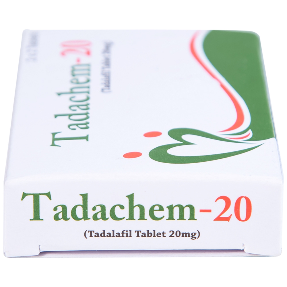 Hình ảnh Thuốc Tadachem-20 Aurochem điều trị rối loạn cương dương (2 vỉ x 2 viên)