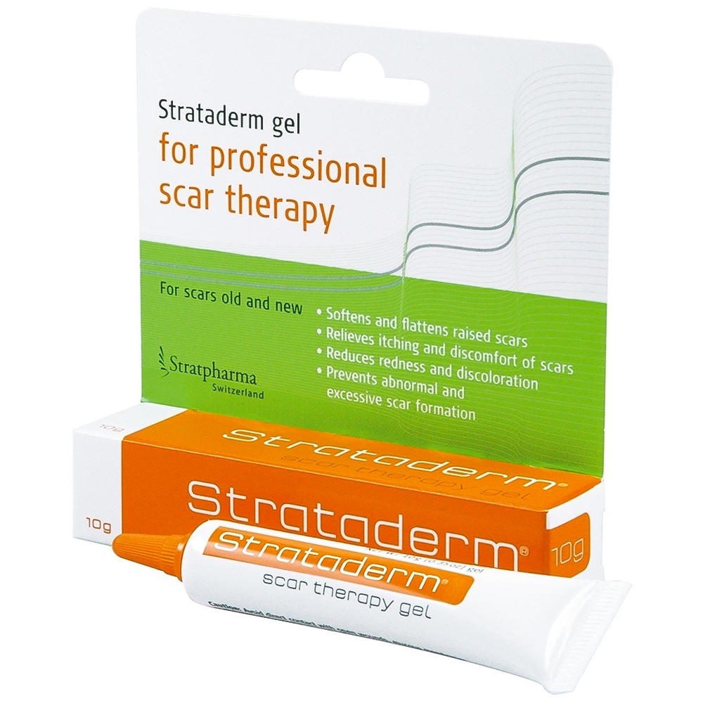 Hình ảnh Gel Strataderm for professional scar therapy 10g hỗ trợ điều trị sẹo mổ, sẹo cũ lâu năm