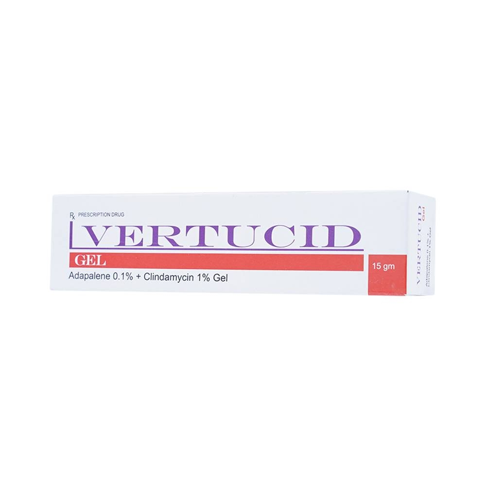 Hình ảnh Gel Vertucid Yash Medicare điều trị mụn trứng cá nhẹ đến vừa (15g)