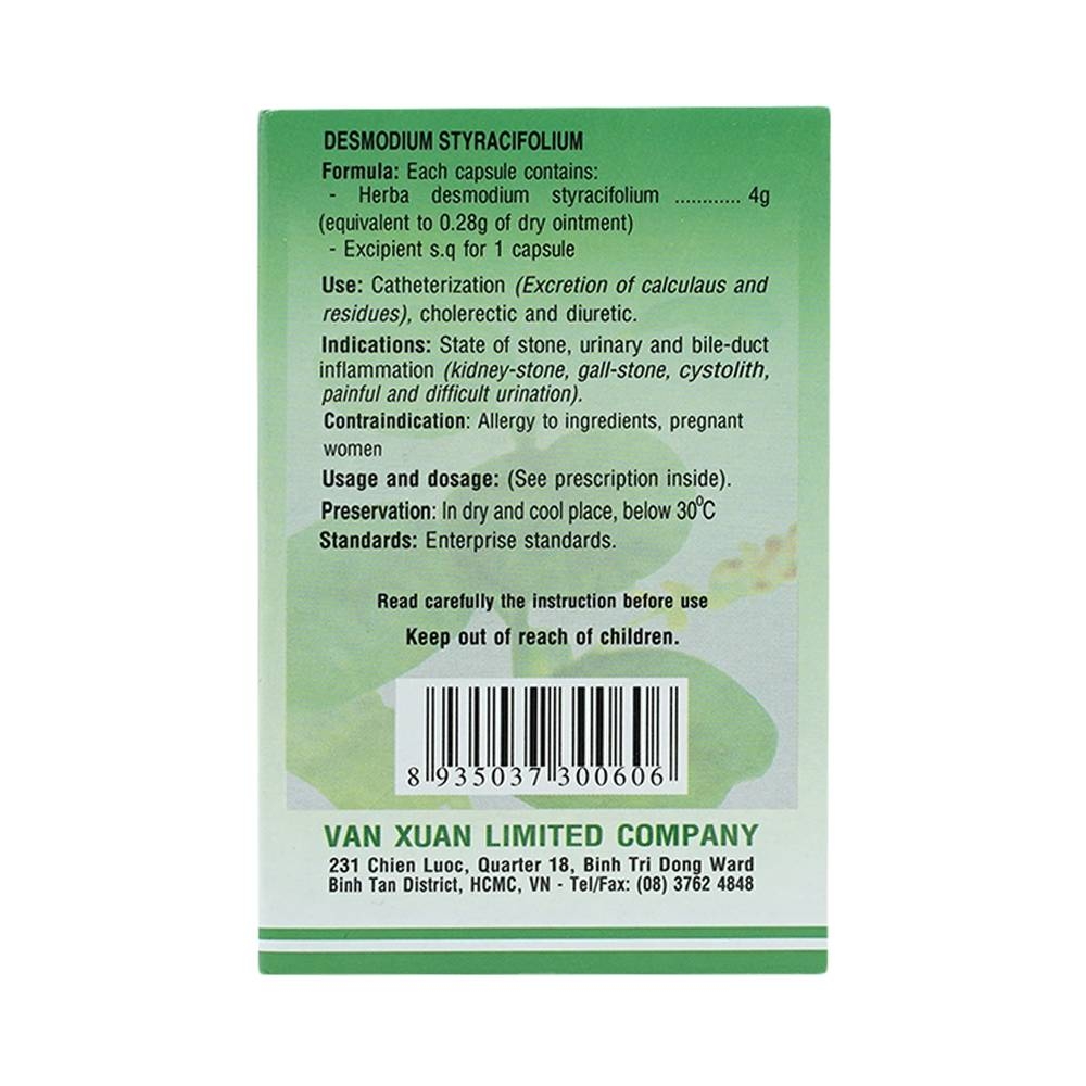 Hình ảnh Thuốc Kim Tiền Thảo Vạn Xuân điều trị sỏi, viêm đường tiết niệu, đường mật (10 vỉ x 10 viên)