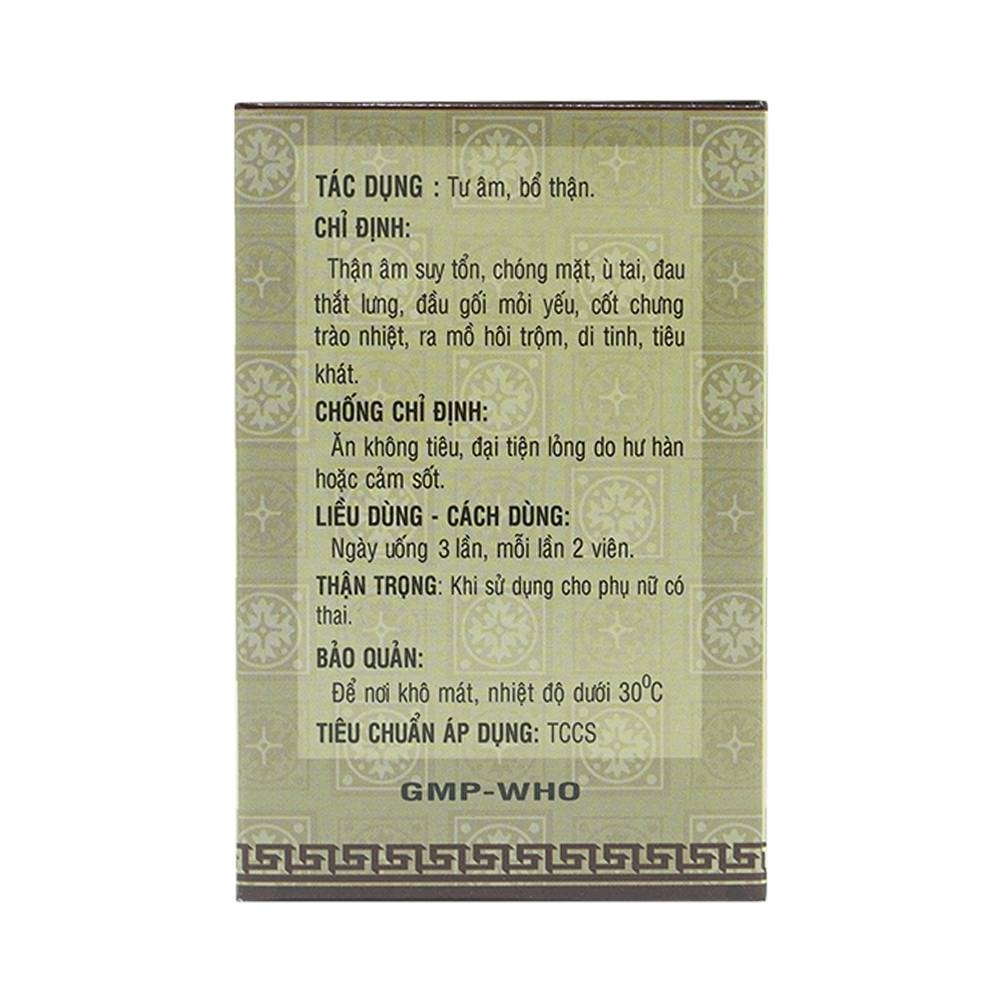 Hình ảnh Thuốc Lục Vị Nang Vạn Xuân thận âm suy tổn, chóng mặt, ù tai (10 vỉ x 10 viên)