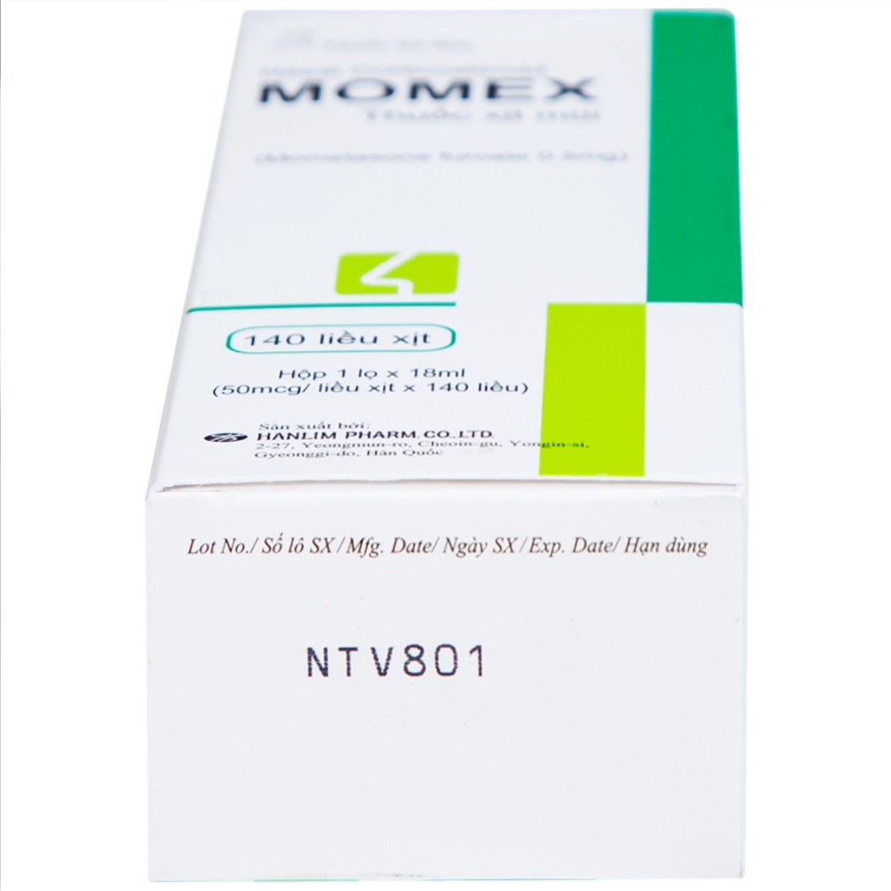 Hình ảnh Hỗn dịch xịt mũi Momex Nasal Spray Hanlim điều trị viêm mũi theo mùa (18ml)