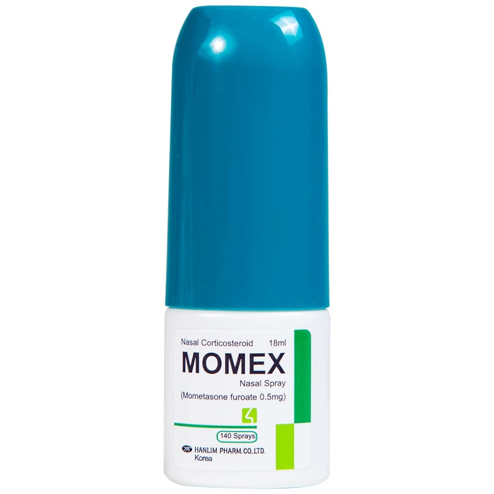 Hình ảnh Hỗn dịch xịt mũi Momex Nasal Spray Hanlim điều trị viêm mũi theo mùa (18ml)