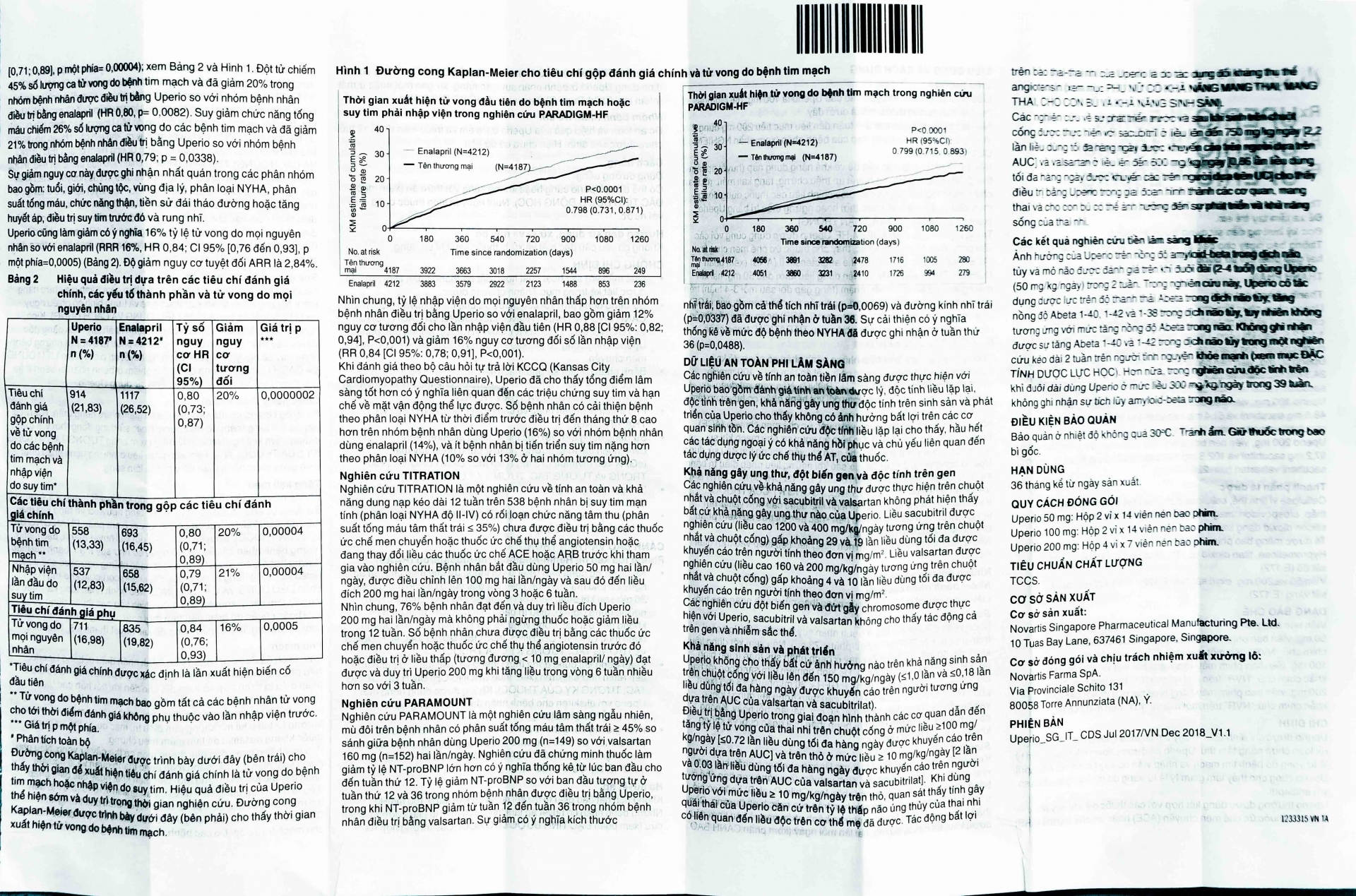 Hình ảnh Thuốc Uperio 100mg Novartis điều trị suy tim (2 vỉ x 14 viên)