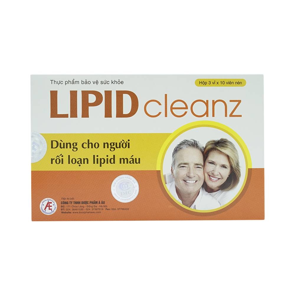 Hình ảnh Viên uống Lipid Cleanz IMC hỗ trợ giảm cholesterol trong máu, giảm nguy cơ xơ vữa động mạch (3 vỉ x 10 viên)