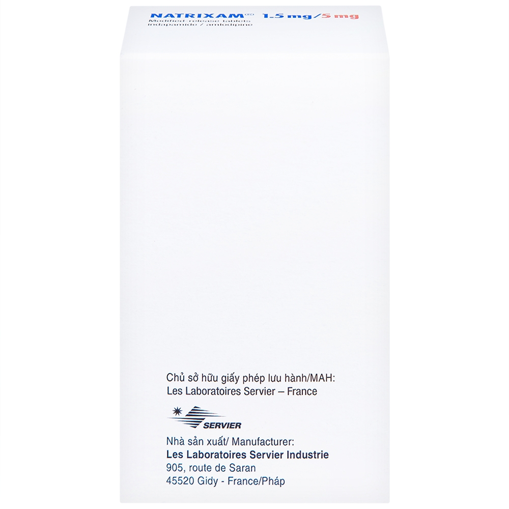 Hình ảnh Thuốc Natrixam 1.5mg/5mg LES điều trị tăng huyết áp (30 viên)