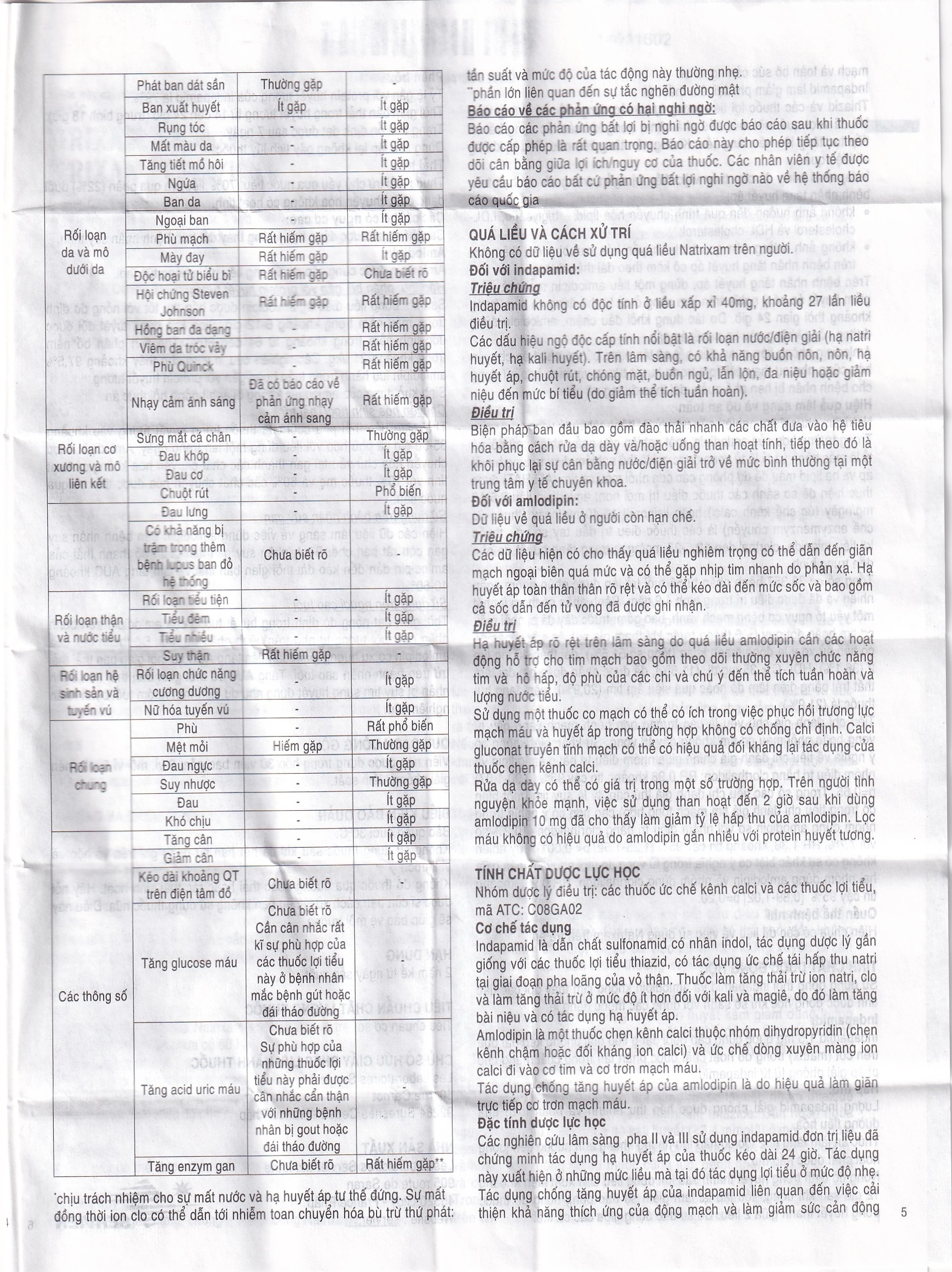 Hình ảnh Thuốc Natrixam 1.5mg/5mg LES điều trị tăng huyết áp (30 viên)