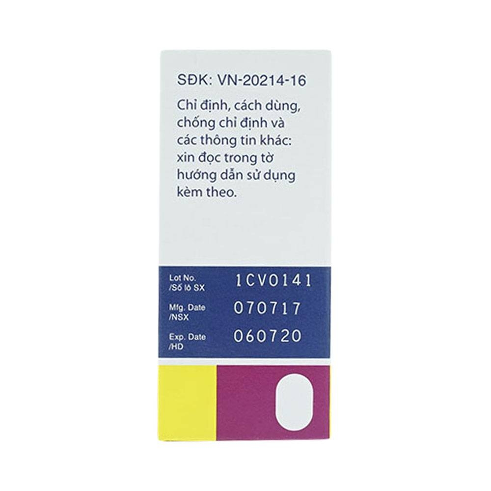 Hình ảnh Thuốc nhỏ mắt Cravit 1.5% Santen điều trị viêm bờ mi, viêm túi lệ, lẹo (5ml)