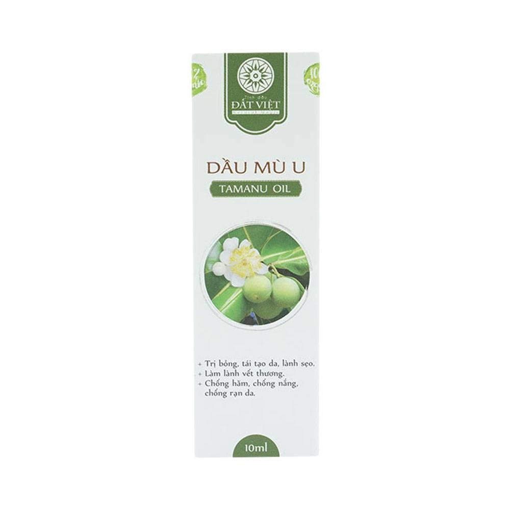 Hình ảnh Dầu Mù U Tamanu Oil Đất Việt điều trị bỏng, tái tạo da, lành sẹo (10ml)