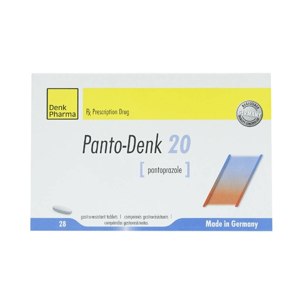 Hình ảnh Viên nén Panto-Denk 20 điều trị bệnh trào ngược nhẹ (2 vỉ x 14 viên)