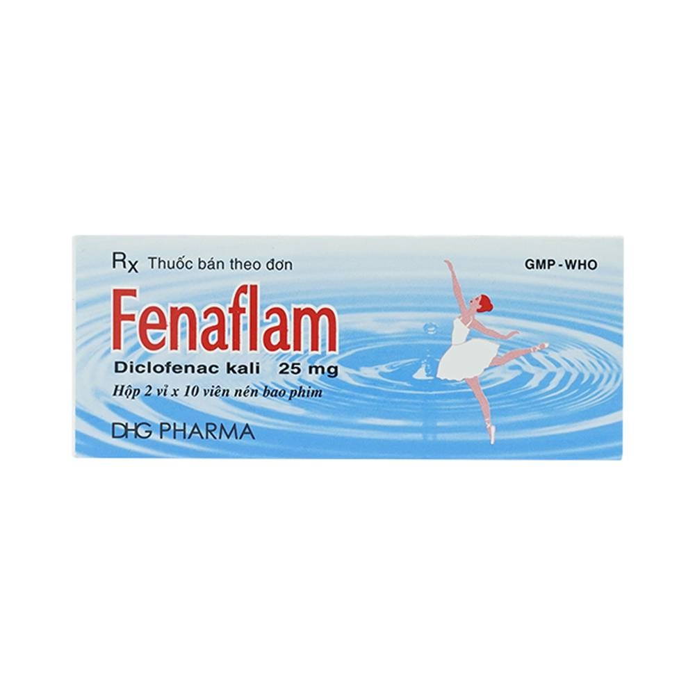 Hình ảnh Thuốc Fenaflam DHG điều trị các tình trạng viêm đau cấp tính (2 vỉ x 10 viên)