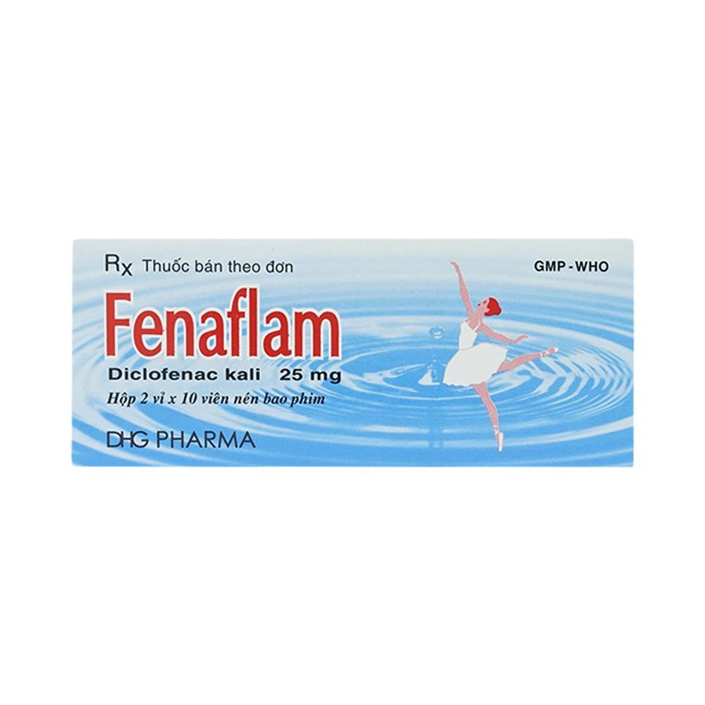 Hình ảnh Thuốc Fenaflam DHG điều trị các tình trạng viêm đau cấp tính (2 vỉ x 10 viên)