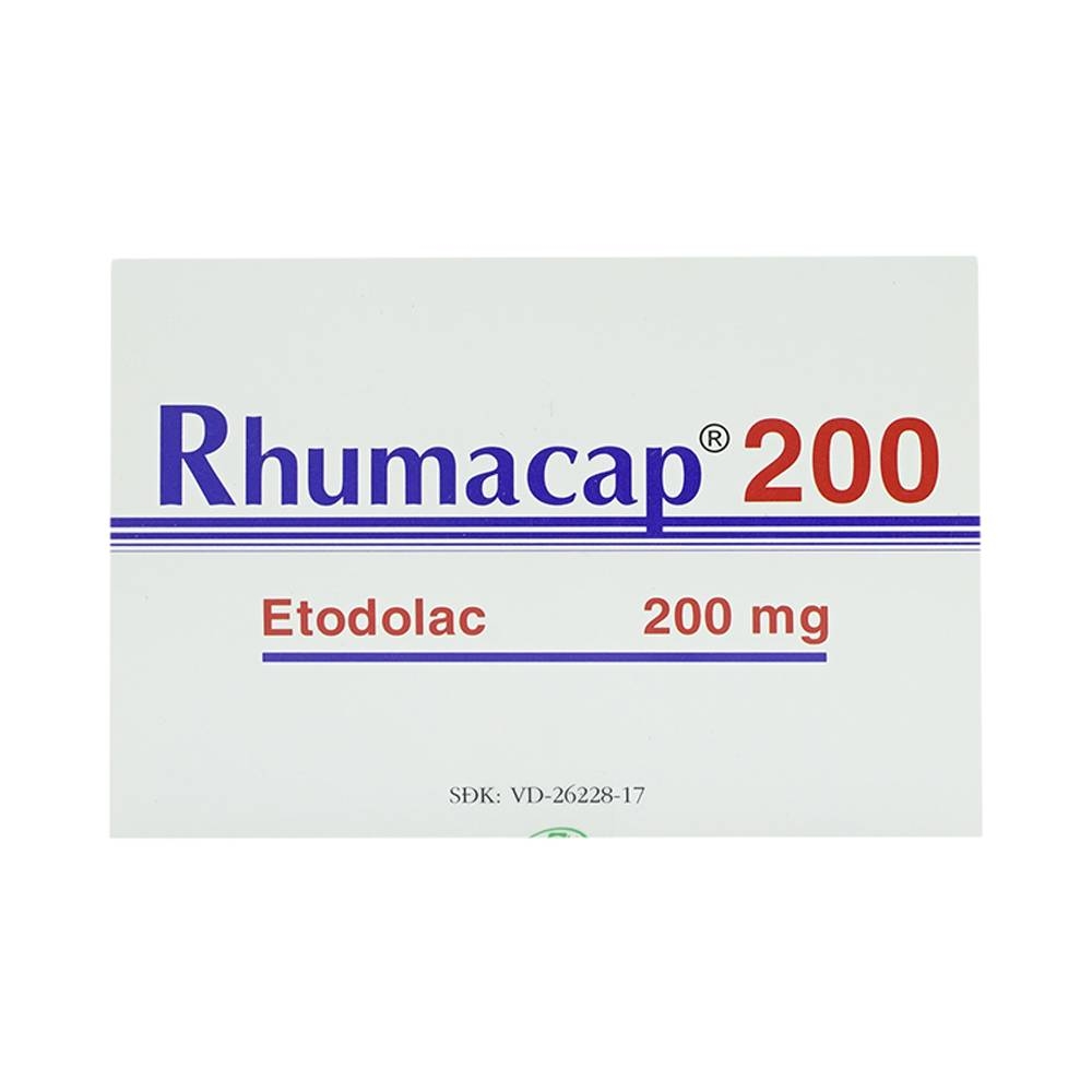 Hình ảnh Thuốc Rhumacap 200 OPV điều trị viêm khớp dạng thấp (10 vỉ x 10 viên)