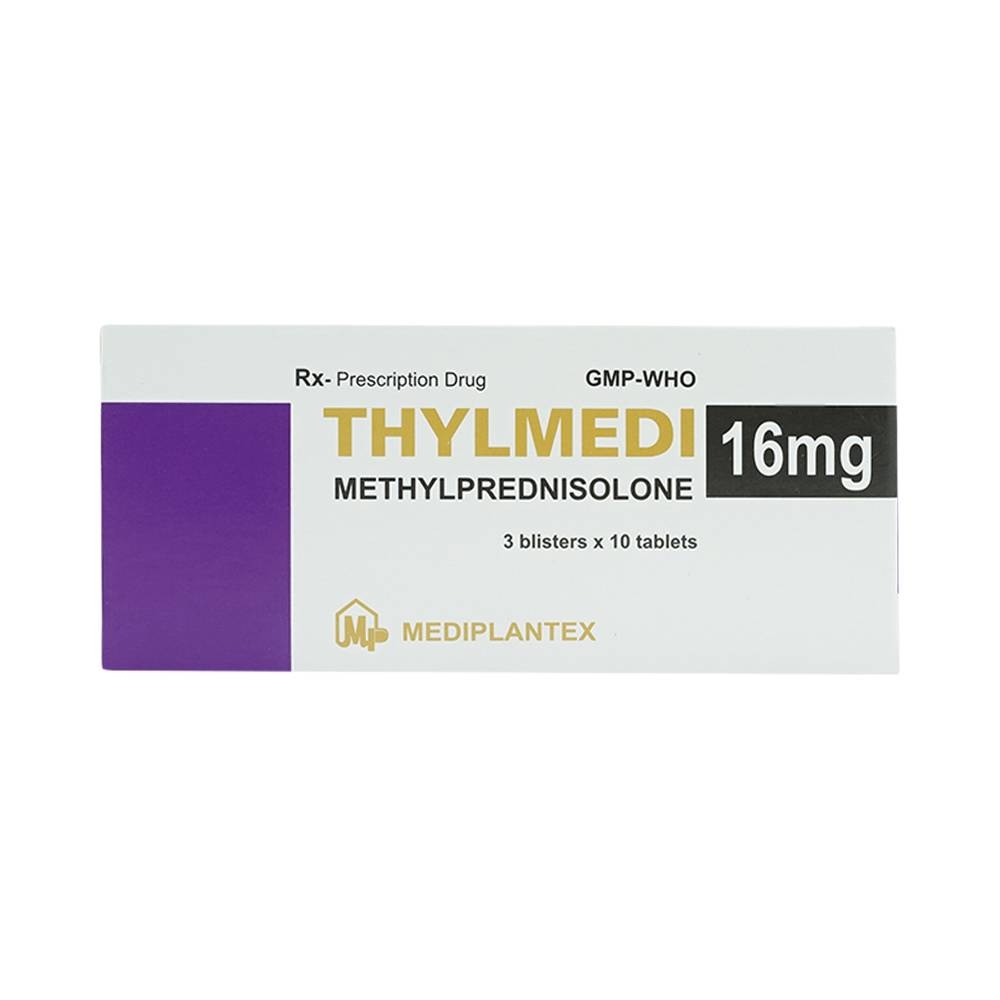 Hình ảnh Thuốc Thylmedi 16mg Mediplantex kháng viêm, chống dị ứng (3 vỉ x 10 viên)
