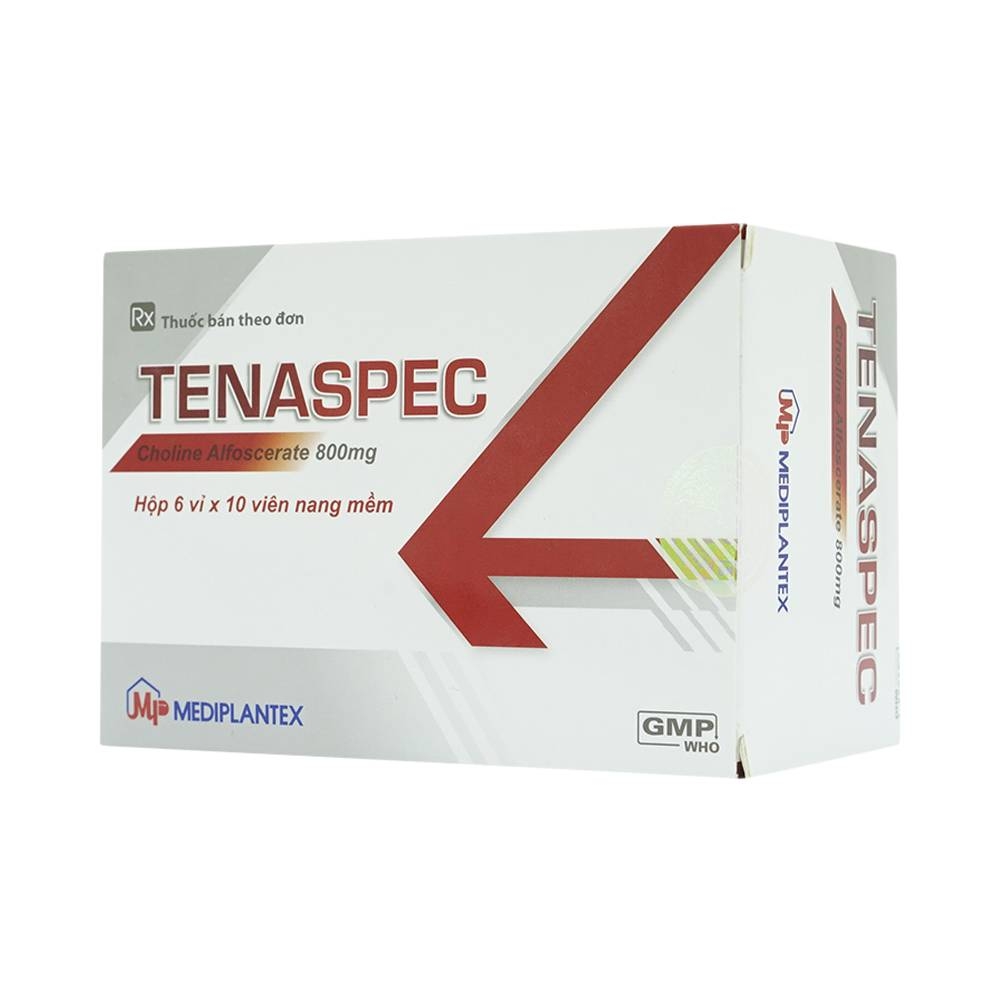 Hình ảnh Thuốc Tenaspec Mediplantex điều trị và phục hồi sau đột quỵ (60 viên)