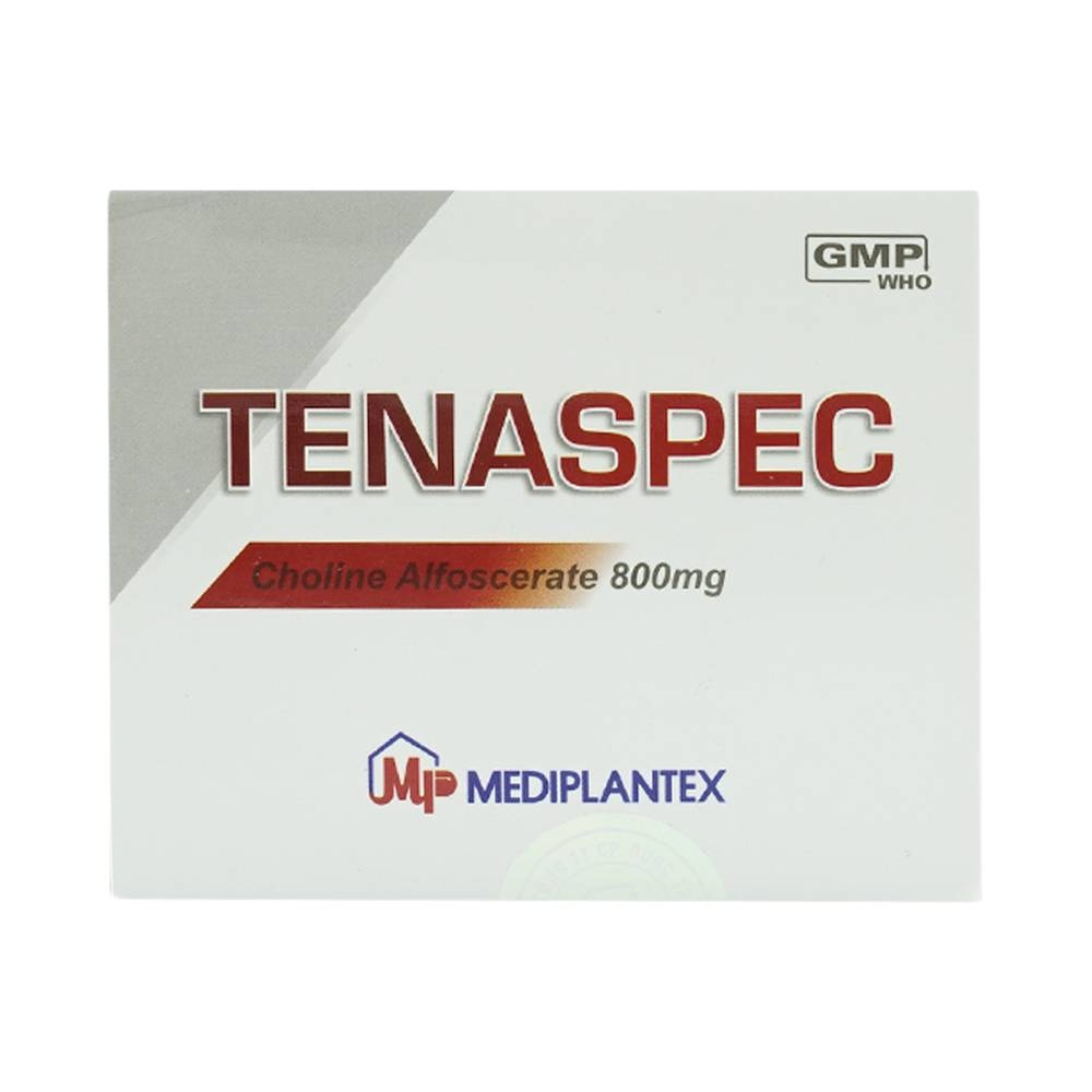 Hình ảnh Thuốc Tenaspec Mediplantex điều trị và phục hồi sau đột quỵ (60 viên)