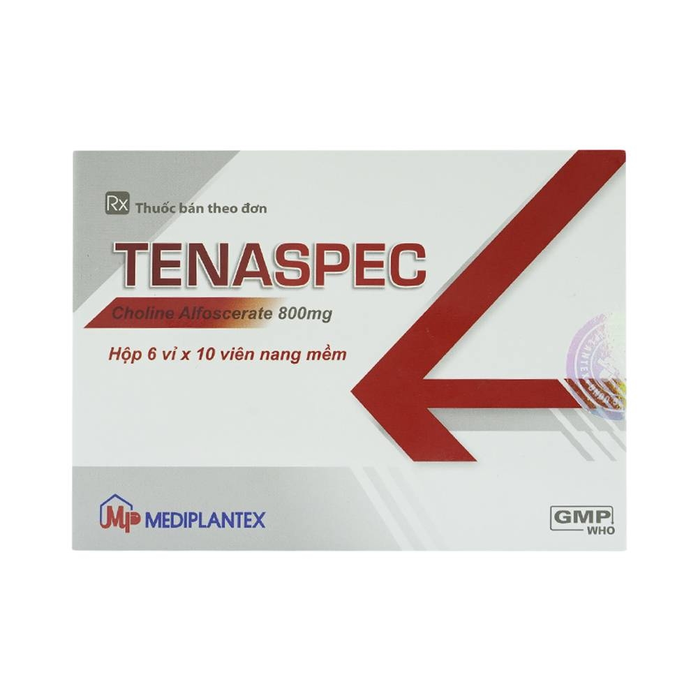 Hình ảnh Thuốc Tenaspec Mediplantex điều trị và phục hồi sau đột quỵ (60 viên)