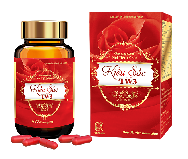 Hình ảnh Viên uống Kiều Sắc TW3 giúp tăng cường nội tiết tố nữ (30 viên)