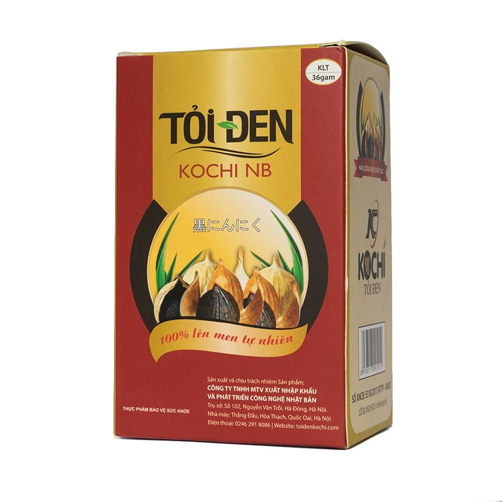 Hình ảnh Tỏi Đen Kochi NB giúp chống oxy hóa, nâng cao sức khỏe cho cơ thể (36g)