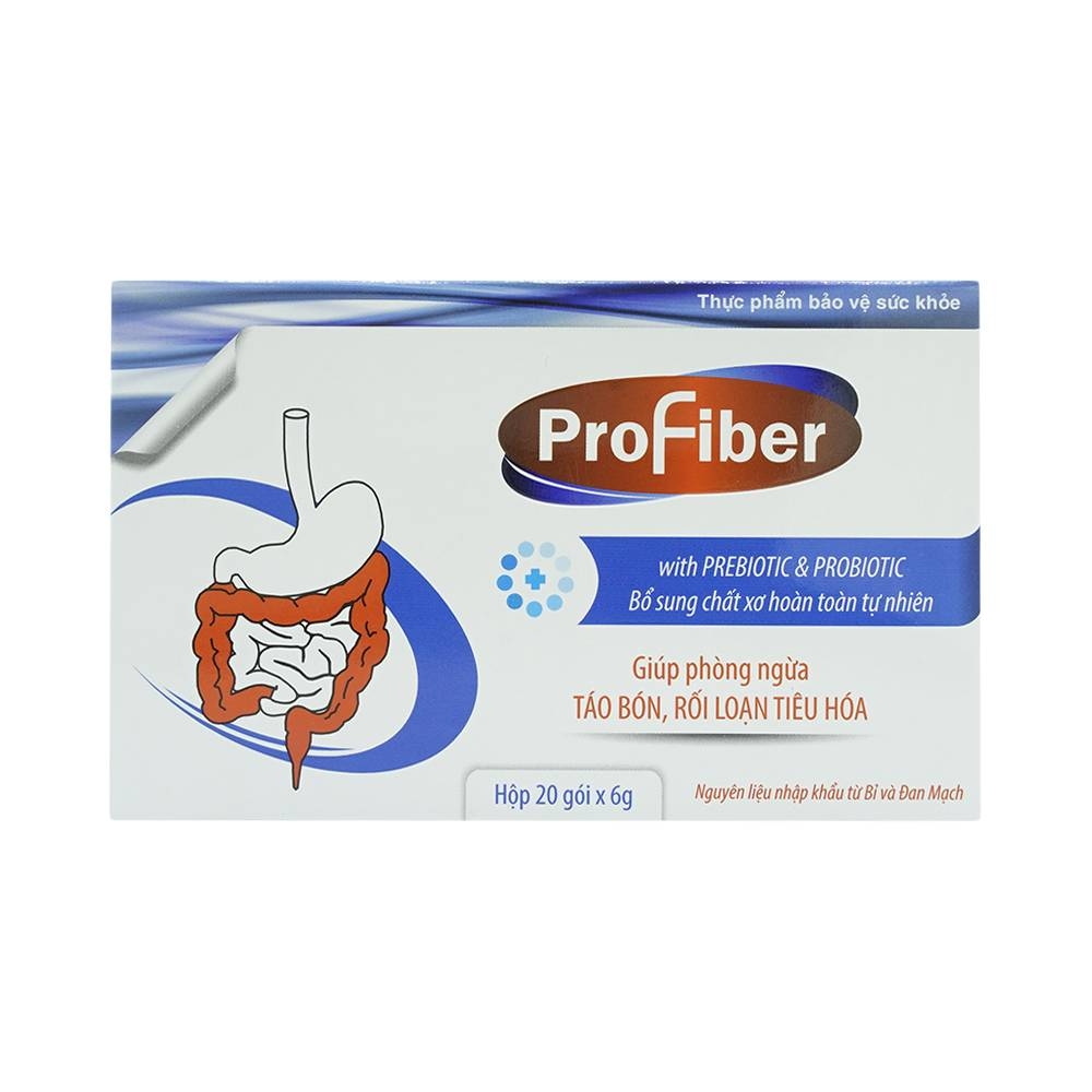 Hình ảnh Bột hòa tan Profiber Tanida bổ sung chất xơ giúp ngăn ngừa táo bón (20 gói x 6g)