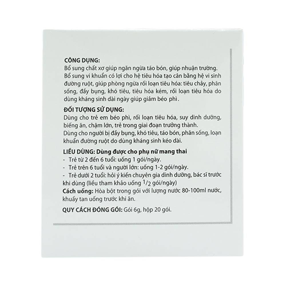 Hình ảnh Bột hòa tan Profiber Tanida bổ sung chất xơ giúp ngăn ngừa táo bón (20 gói x 6g)