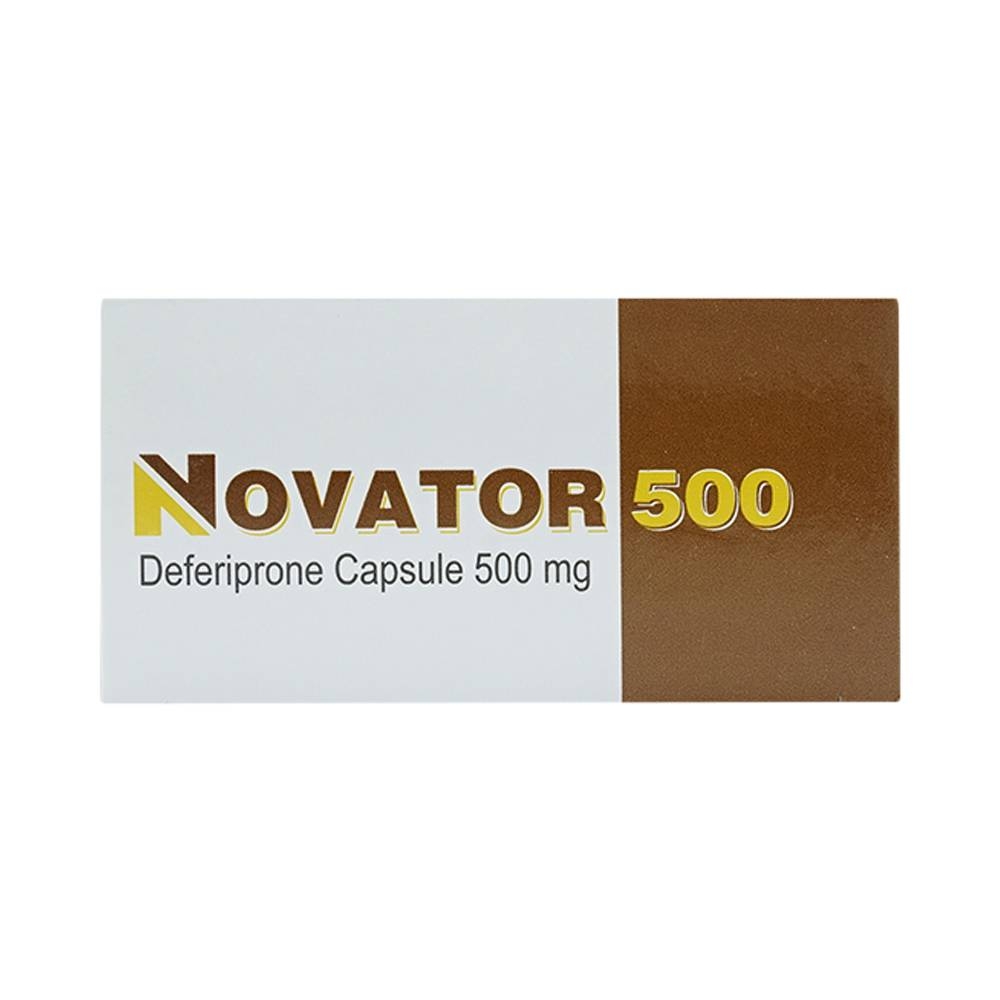Hình ảnh Thuốc Novator 500 Atra điều trị thiếu máu (5 vỉ x 10 viên)
