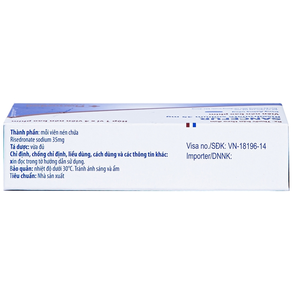 Hình ảnh Thuốc Sancefur 35mg Pharmathen điều trị và phòng ngừa loãng xương (1 vỉ x 4 viên)