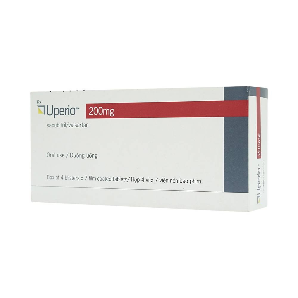 Hình ảnh Thuốc Uperio 200mg Novartis điều trị suy tim (4 vỉ x 7 viên)