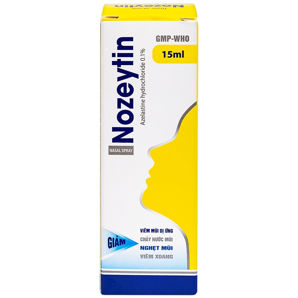 Hình ảnh Thuốc xịt mũi Nozeytin Gia Nguyễn điều trị viêm mũi dị ứng, sổ mũi, hắt hơi, ngứa mũi (15ml)