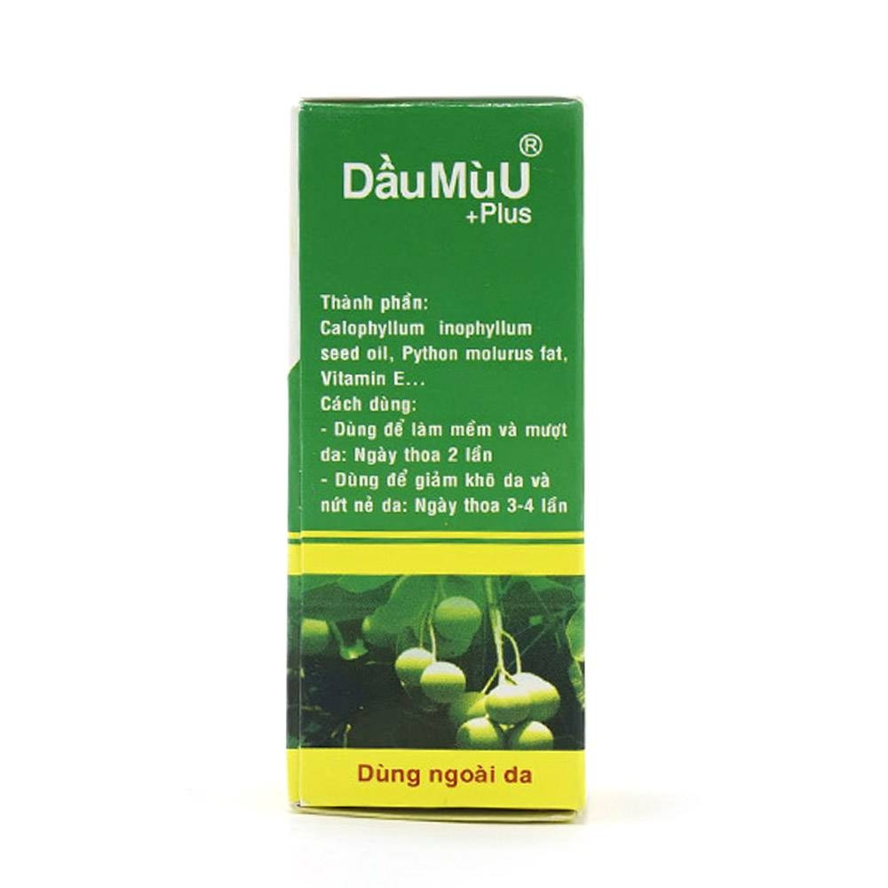Hình ảnh Dầu Mù U Plus Thiên Khánh làm mềm mượt, mau liền da, giảm khô da và nứt nẻ da (12ml)