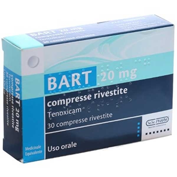 Hình ảnh Thuốc Bart 20mg SoSepharm điều trị viêm khớp dạng thấp, viêm xương khớp (3 vỉ x 10 viên)