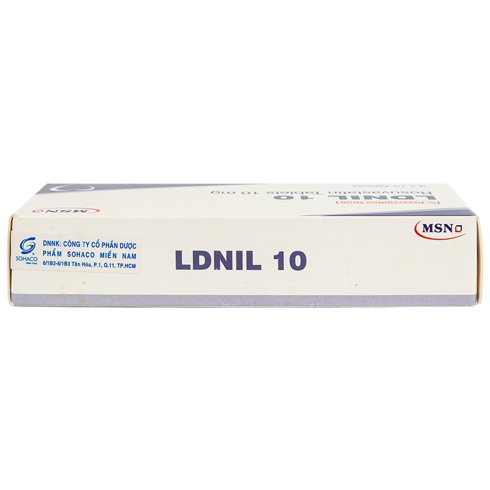 Hình ảnh Thuốc LDNIL 10 MSN điều trị tăng cholesterol (3 vỉ x10 viên)