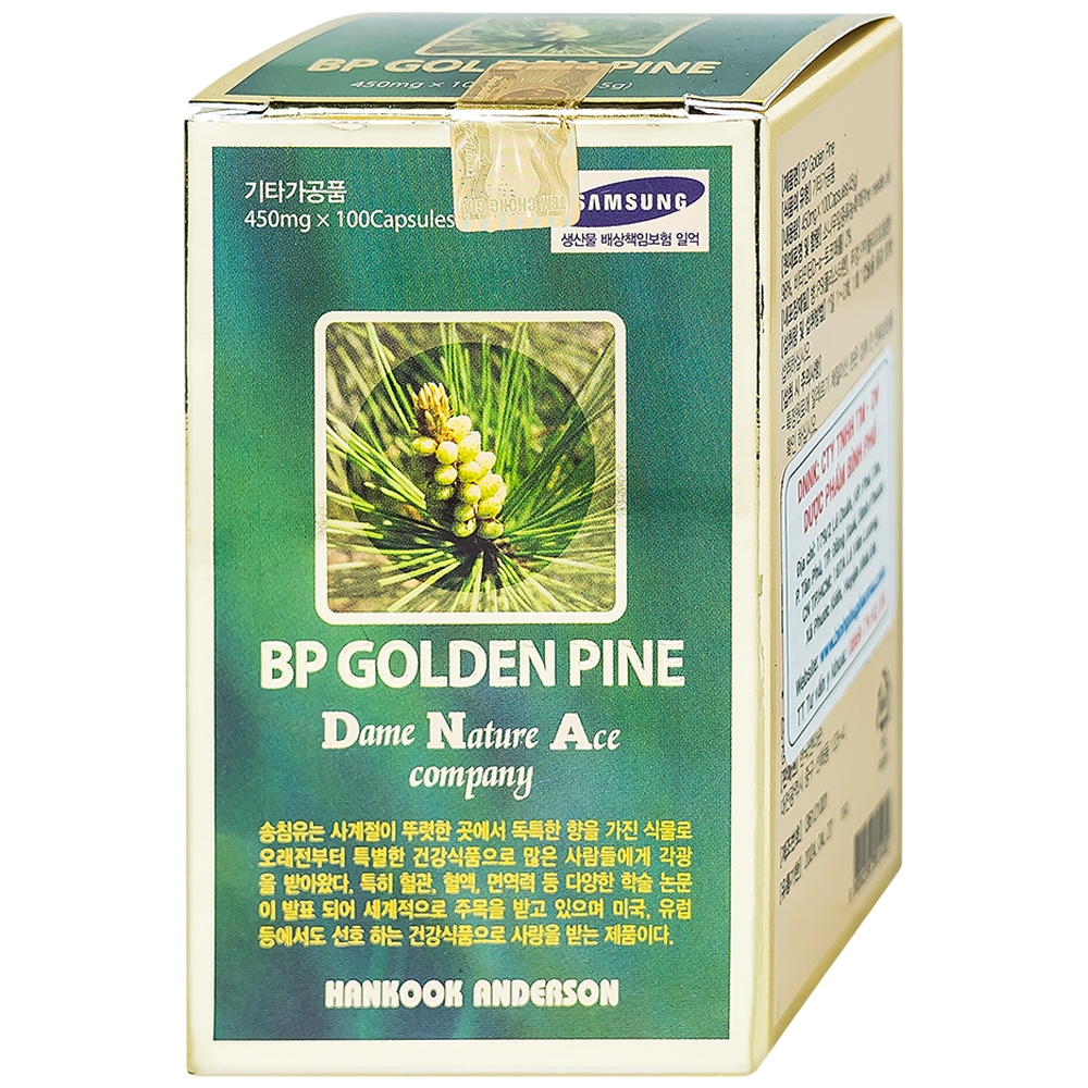 Hình ảnh Viên uống BP Golden Pine Bio Avenue tăng tuần hoàn máu, thông huyết mạch (100 viên)