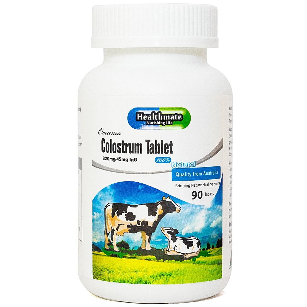 Hình ảnh Sữa non Oceania Colostrum 820mg/45mg IgG Tablet hỗ trợ tăng cường sức đề kháng (90 viên)